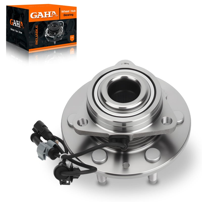 GAHA 515160 Front Wheel Bearing and Hub Assembly with ABS Compatible for Chevrolet Silverado 1500SuburbanTahoe for Cadillac EscaladeEscalade ESVXTS for GMC YukonSierra 1500 6 Lugs 4WD